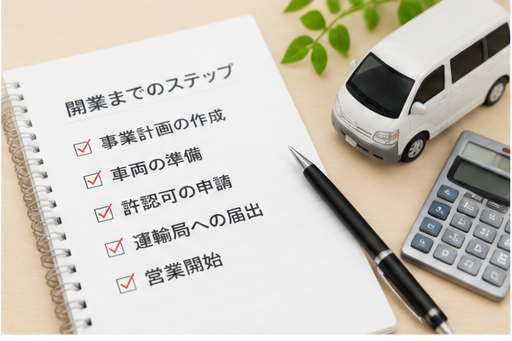 車両・設備の準備